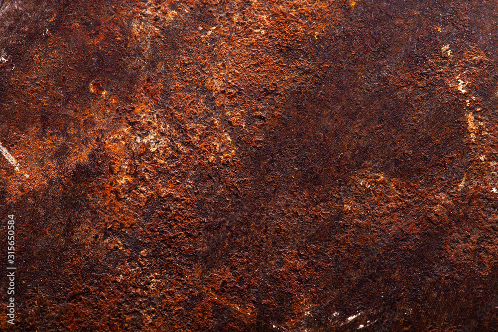 Poster old metal texture with rust.
