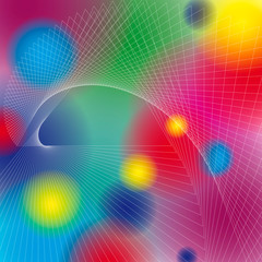 Obraz premium Bunthintergrund Dreieck