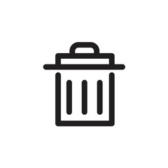 Garbage Icon For Web User Interface