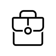Briefcase Icon - Vector Illustration .