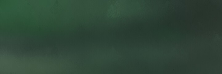 Fototapeta premium dark slate gray, dim gray and very dark green colored vintage abstract painted texture background. can be used as header or banner