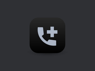 Fototapeta premium Emergency Line - App Icon
