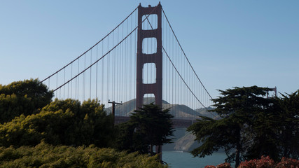 Naklejka premium golden gate