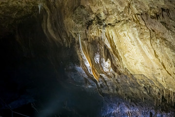 The  Prometheus Cave (also Kumistavi Cave) near Tskaltubo in the Imereti region, Georgia