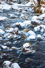 Ice and Snow Along Deep Creek