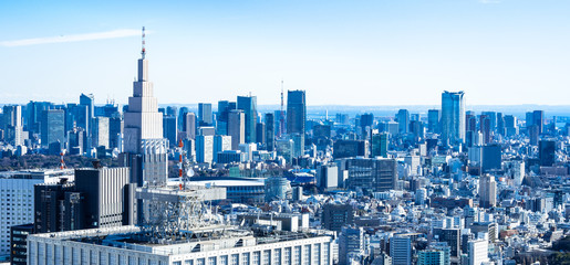 東京都市風景　ワイド