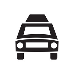 taxi icon collection, trendy style