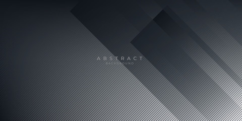  Dark black neutral abstract background for presentation design