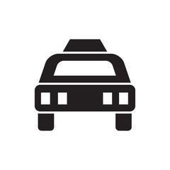 taxi icon collection, trendy style