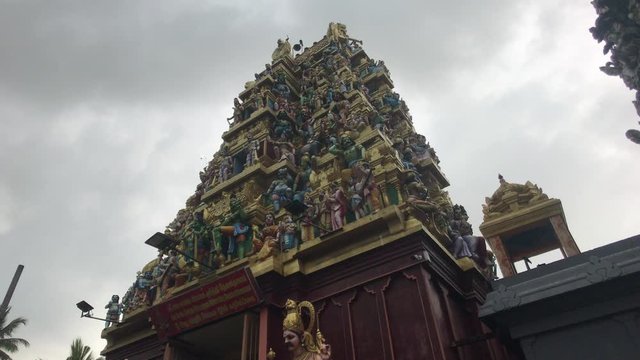 Colombo, Sri lanka, Sri Murugan St, Temple of Sri Kailawasanathan Swami Devasthanam Kovil part 3, 4K