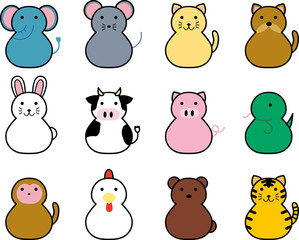 動物イラストセット