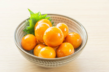 鶏キンカンの煮付け