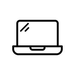 Laptop icon vector template illustration design