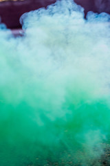 Green Smoke Background