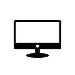 Monitor icon vector template illustration design