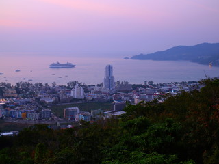 Patong Phuket Thailand at Sunset beautiful colours