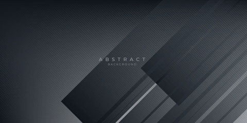  Dark black neutral abstract background for presentation design