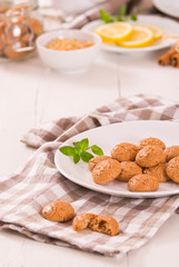 Amaretti cookies.