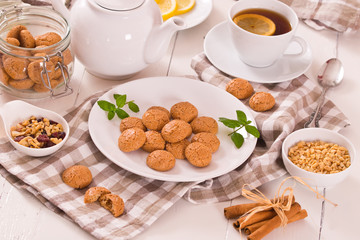 Amaretti cookies.