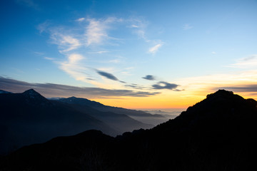 Blue Mountain Sunset 01 