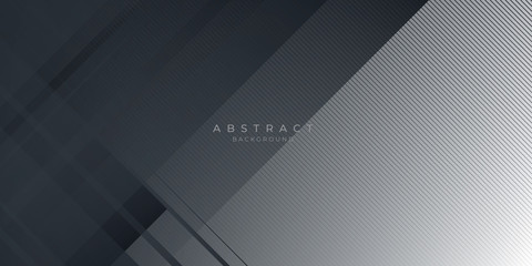  Dark black neutral abstract background for presentation design