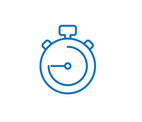stopwatch icon vector 