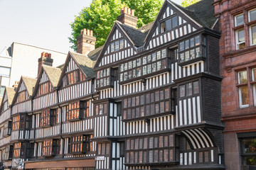 A Tudor style building, Staple Inn,  in London