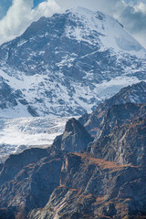 snowy mountains of the Caucasus.