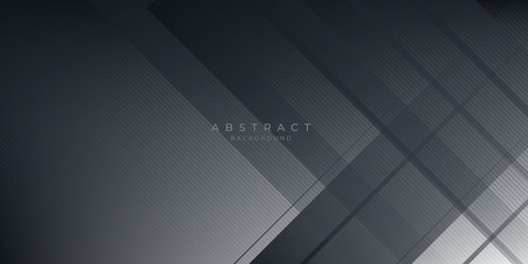  Dark black neutral abstract background for presentation design