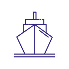Isolated ship icon vector design