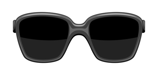 Illustration of stylish sunglasses.