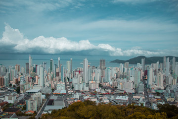 Balneário Camboriú Vista panorámica de día desde el Cristo Luz