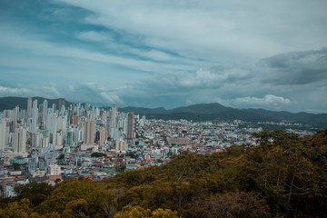 Balneário Camboriú Vista panorámica de día desde el Cristo Luz