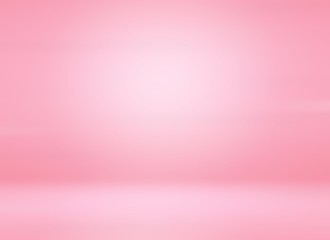 Pink white gradient empty studio room backdrop wallpaper abstract background blurred. use for showcase or product your. copy space for text