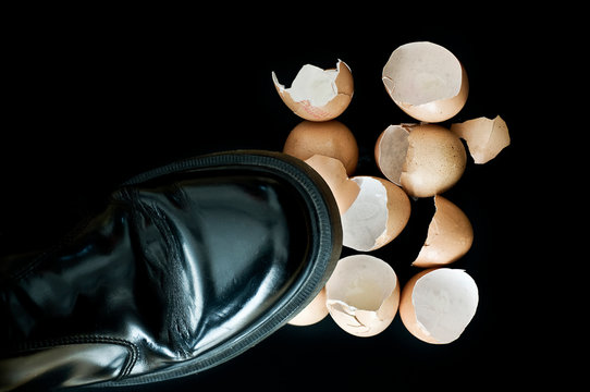 Stepping on eggshells