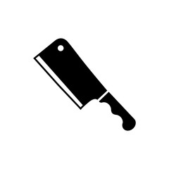 cooking knife icon vector logo