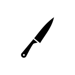 cooking knife icon vector logo
