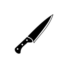 cooking knife icon vector logo