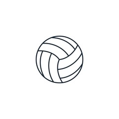 Volleyball creative icon. From Sport icons collection. Isolated Volleyball sign on white background