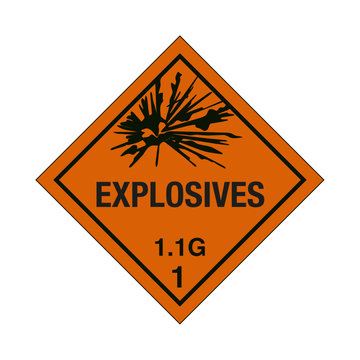 UN IATA DGR CLASS 1.1G