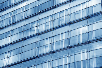 Obraz premium Windows of a modern building as a background.