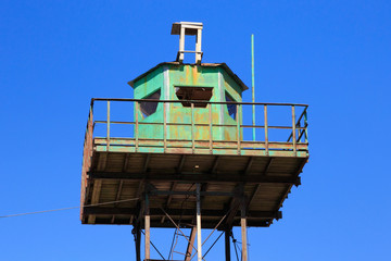 View of the top of the old observation tower.