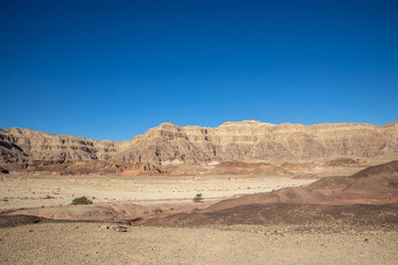 Mountains in the desert of Arava