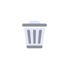 trash container creative icon. From Recycling icons collection. Isolated trash container sign on white background