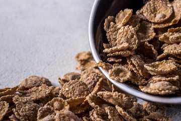  oat and cornflakes. healthy food delicious healthy breakfast