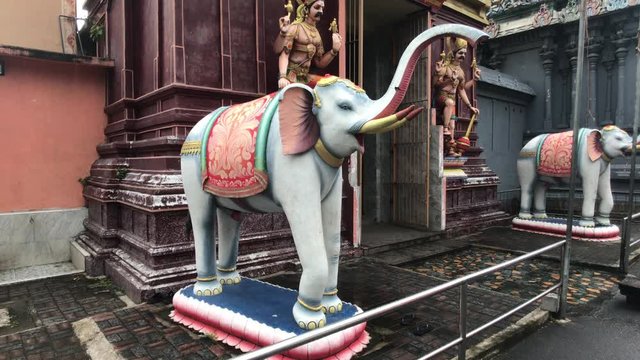 Colombo, Sri lanka, Sri Murugan St, Temple of Sri Kailawasanathan Swami Devasthanam Kovil part 2, 4K