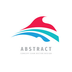 Arrow logo template design. Abstract dynamic wing vector sign. Development strategy icon. Delivery symbol. 