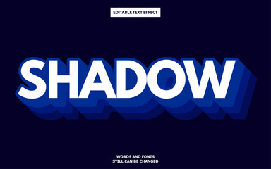 shadow editable text effect