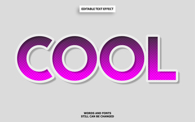 Cool editable text effect