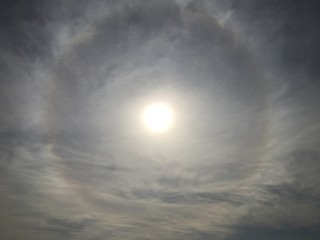 dramatic sky with clouds